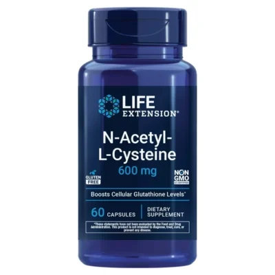 Viên uống NAC 600mg Life Extension – Tăng Glutathione & Hỗ trợ giải độc