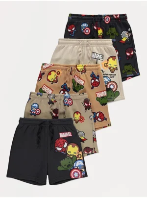 14 Set 5 Quần Short Trẻ Em George Marvel – Cotton Mềm
