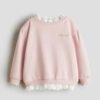 Áo Hồng Nhạt Viền Ren-H&M