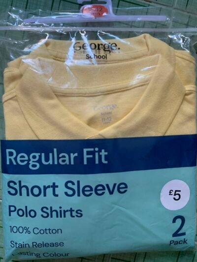 Set Áo Polo Vàng Cho Trẻ Em GEORGE UK