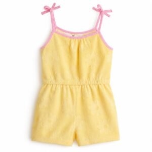 Áo Liền Quần Cho Bé Gái HM – Vải Bông Mềm Mịn - Size 6-7Y