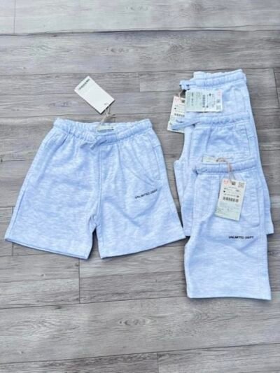 Quần Short Zara Bé Nam, Xám Nhạt - Size 6-7Y