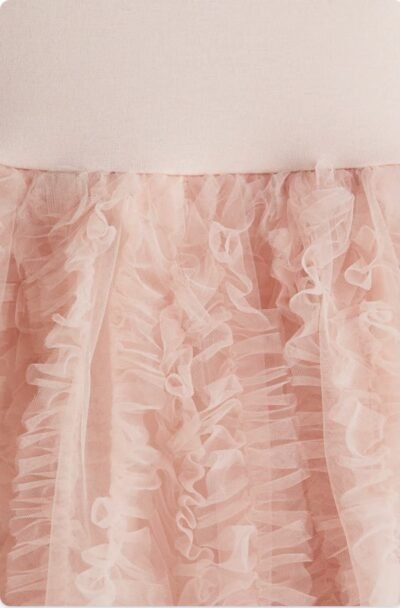 Đầm Công Chúa HM UK Màu Hồng, Vải cotton Xếp Ly - Size 6-8Y