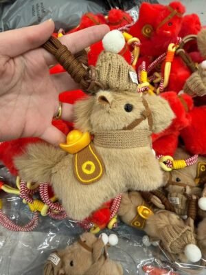 Lovely Plush Animal Bag Charm – Móc Túi Thú Bông (Hàn)