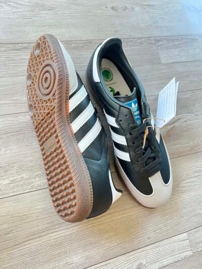Adidas Samba Classic Black/White – Giày Bé Trai 37,5EU/38EU