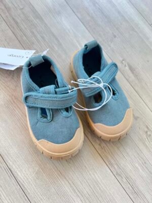 George Boys Blue Canvas Shoes – UK Size 21EU