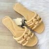 z7917840807224_326253905017442d5c82d2087421899b Zara Women's Beige Slide Sandals – Size 37