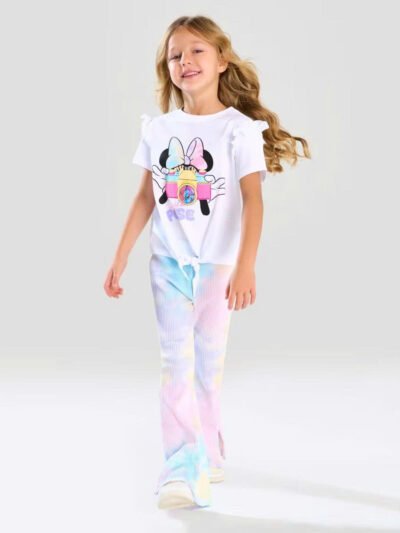 Sinsay Disney Besties Kids Set – Áo + Legging Pastel - Size 3-4Y